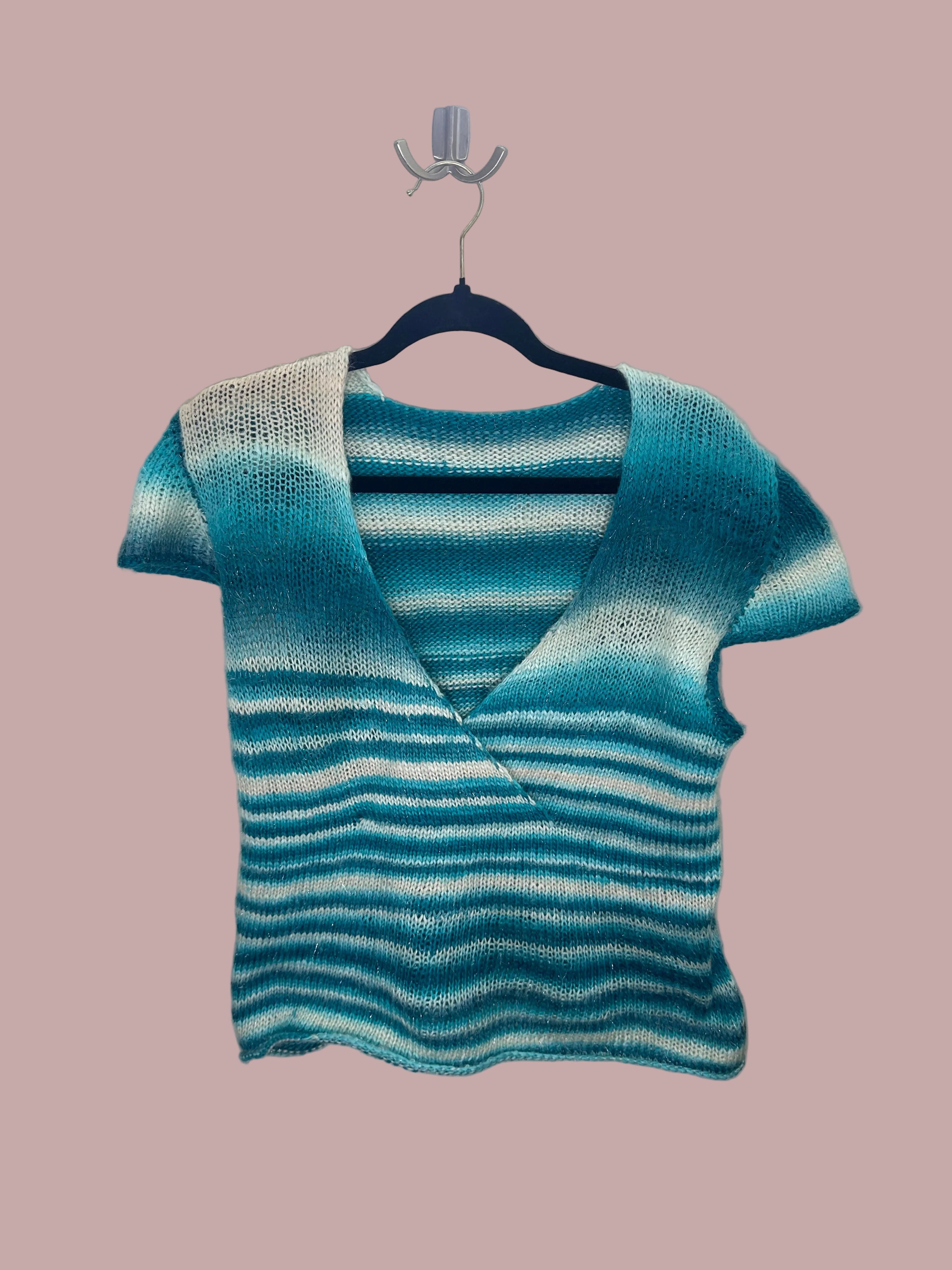 XL V-Neck Knitted Top