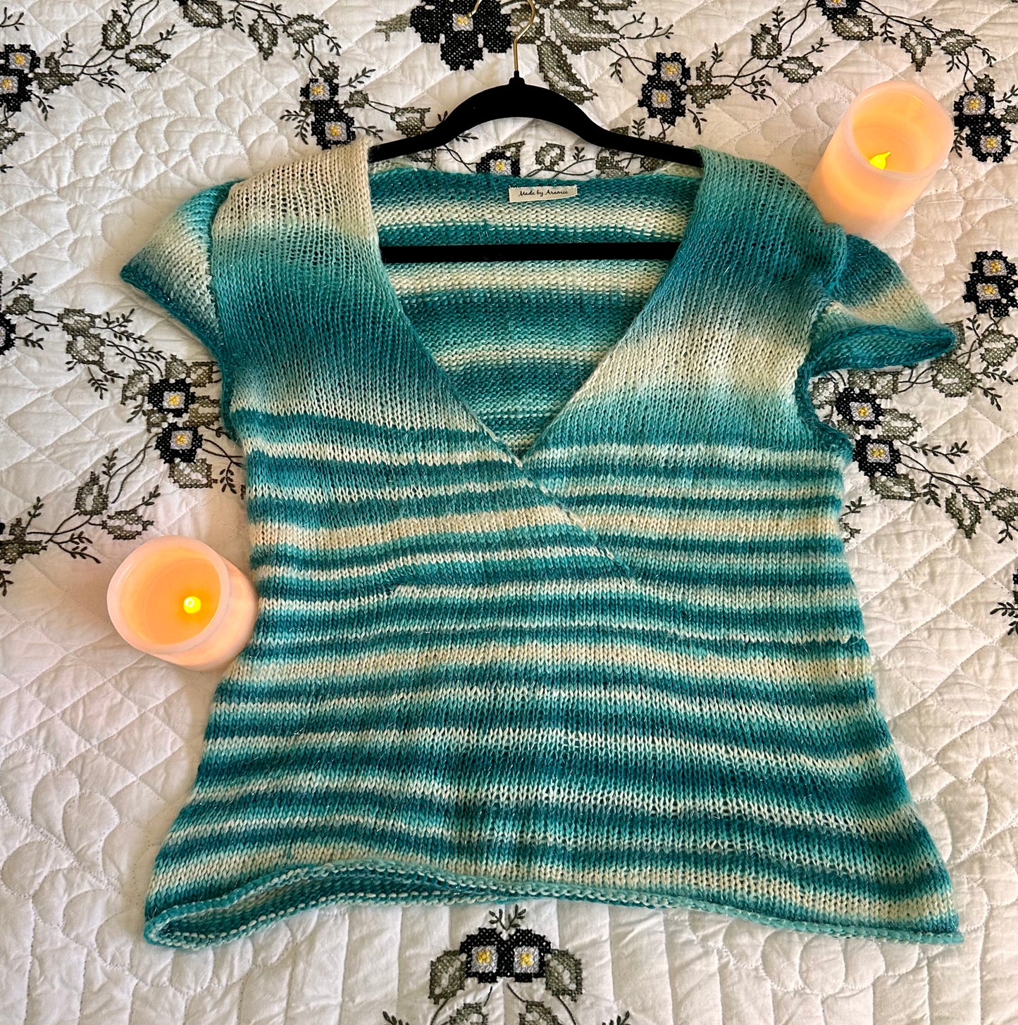 XL V-Neck Knitted Top