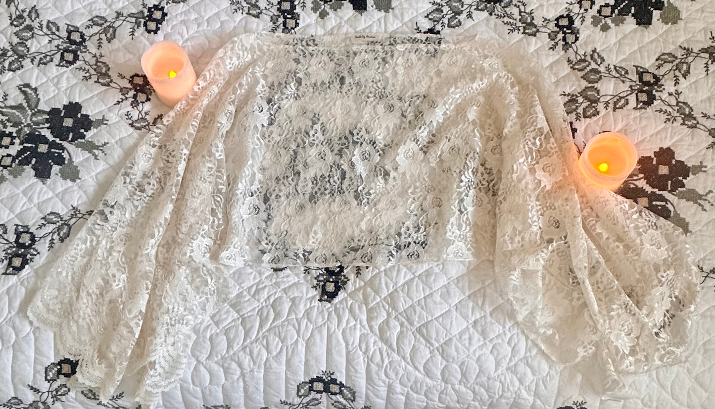 Flowy Lace Poncho